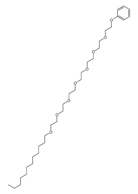 2-[2-[2-[2-[2-[2-(2-dodecoxyethoxy)ethoxy]ethoxy]ethoxy]ethoxy]ethoxy]ethoxybenzene结构式