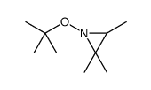 2,2,3-trimethyl-1-[(2-methylpropan-2-yl)oxy]aziridine Structure