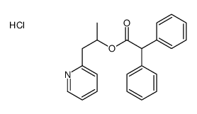 1-pyridin-1-ium-2-ylpropan-2-yl 2,2-diphenylacetate,chloride Structure