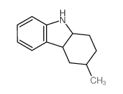 3-methyl-2,3,4,4a,9,9a-hexahydro-1H-carbazole结构式