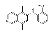 7-methoxy-5,11-dimethyl-6H-pyrido[4,3-b]carbazole Structure