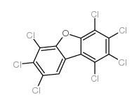 1,2,3,4,6,7,8-heptachlorodibenzofuran Structure