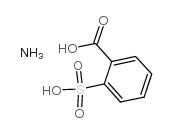 Benzoic acid, 2-sulfo-,ammonium salt (1:1) structure