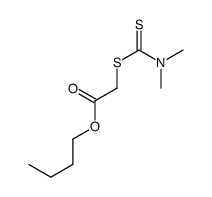 butyl [[(dimethylamino)thioxomethyl]thio]acetate structure