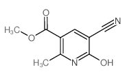 METHYL 5-CYANO-6-HYDROXY-2-METHYLNICOTINATE structure