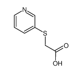 [3]pyridylmercapto-acetic acid结构式