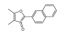 4,5-Dimethyl-2-naphthalen-2-yloxazole 3-oxide Structure