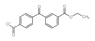 3-ETHOXYCARBONYL-4'-NITROBENZOPHENONE Structure