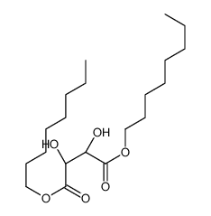 dioctyl (2R,3R)-2,3-dihydroxybutanedioate Structure