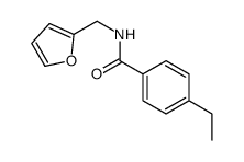 Benzamide, 4-ethyl-N-(2-furanylmethyl)- (9CI) Structure