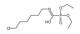 diethyl [[(6-chlorohexyl)amino]carbonyl]phosphonate Structure