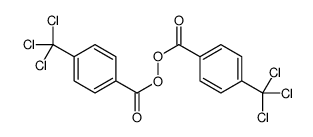 [4-(trichloromethyl)benzoyl] 4-(trichloromethyl)benzenecarboperoxoate结构式