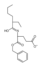 (4R)-4-(2-ethylhexanoylamino)-5-oxo-5-phenylmethoxypentanoate Structure