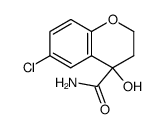 6-chloro-4-hydroxychromane-4-carboxamide Structure