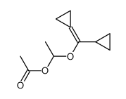 1-acetoxyethyl cyclopropylidenecyclopropylmethyl ether Structure