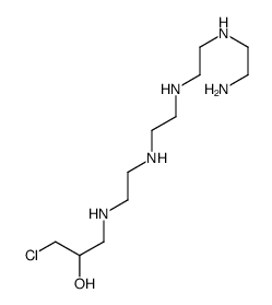 15-amino-1-chloro-4,7,10,13-tetraazapentadecan-2-ol结构式