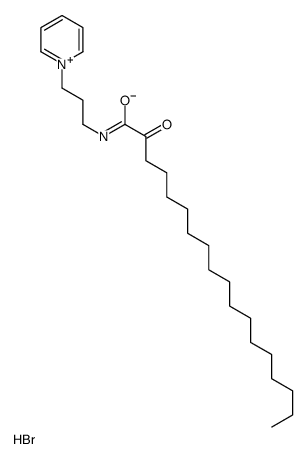 2-oxo-N-(3-pyridin-1-ium-1-ylpropyl)octadecanamide,bromide结构式