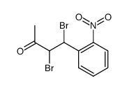 3,4-dibromo-4-(2-nitrophenyl)-2-butanone Structure