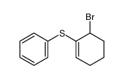 6-bromo-1-(phenylthio)cyclohexene Structure