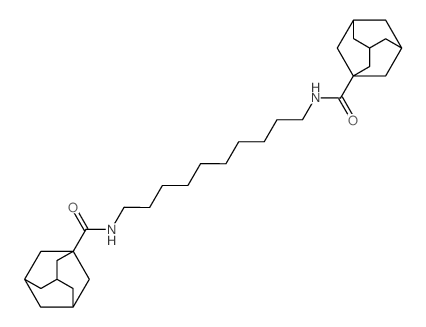 N-[10-(adamantane-1-carbonylamino)decyl]adamantane-1-carboxamide Structure