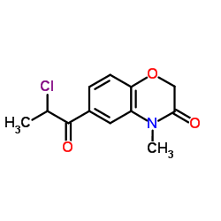 6-(2-CHLORO-PROPIONYL)-4-METHYL-4H-BENZO[1,4]OXAZIN-3-ONE structure