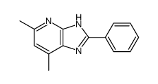 5,7-dimethyl-2-phenyl-1H-imidazo[4,5-b]pyridine Structure