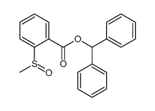 benzhydryl 2-methylsulfinylbenzoate Structure