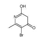 5-bromo-6-methyl-1H-pyridine-2,4-dione Structure