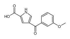 4-(3-METHOXY-BENZOYL)-1H-PYRROLE-2-CARBOXYLIC ACID Structure