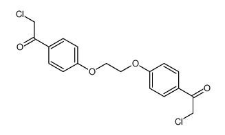 2-chloro-1-[4-[2-[4-(2-chloroacetyl)phenoxy]ethoxy]phenyl]ethanone Structure