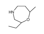 (2S,7S)-2-ethyl-7-methyl-1,4-oxazepane结构式