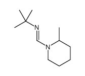 N-tert-butyl-1-(2-methylpiperidin-1-yl)methanimine结构式