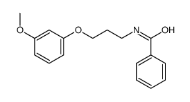 N-[3-(3-methoxyphenoxy)propyl]benzamide结构式