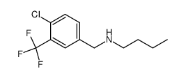 Butyl-(4-chloro-3-trifluoromethyl-benzyl)-amine Structure