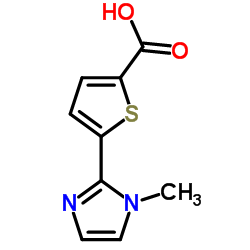 5-(1-Methyl-1H-imidazol-2-yl)-2-thiophenecarboxylic acid图片