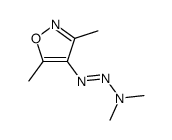 Isoxazole, 4-(3,3-dimethyl-1-triazeno)-3,5-dimethyl- (7CI) structure