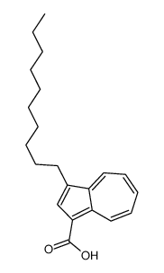 3-decylazulene-1-carboxylic acid Structure