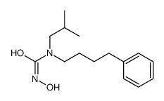 3-hydroxy-1-(2-methylpropyl)-1-(4-phenylbutyl)urea Structure