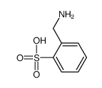 2-(aminomethyl)benzenesulfonic acid Structure