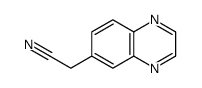 2-(QUINOXALIN-6-YL)ACETONITRILE结构式