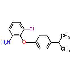 3-Chloro-2-(4-isopropylphenoxy)aniline Structure