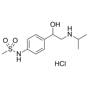 盐酸索他洛尔结构式