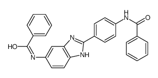 N-[4-(6-benzamido-1H-benzimidazol-2-yl)phenyl]benzamide Structure