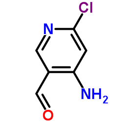 4-amino-6-chloropyridine-3-carbaldehyde structure