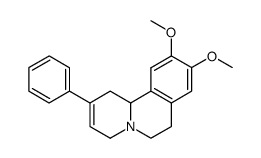 9,10-dimethoxy-2-phenyl-1,4,6,7-tetrahydro-11bH-benzo[a]quinolizine Structure