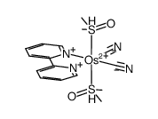 [Os(DMSO)2(CN)2(2,2'-bipyridine)] Structure