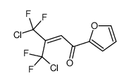 4-chloro-3-[chloro(difluoro)methyl]-4,4-difluoro-1-(furan-2-yl)but-2-en-1-one Structure