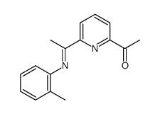 2-acetyl-6-[1-{(2-methylphenyl)imino}ethyl]pyridine结构式