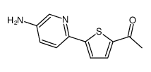 2-(5-(5-aminopyrid-2-yl)thieno-2-yl)ethanone Structure