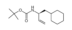 2-(S)-<(tert-butyloxycarbonyl)amino>-1-cyclohexylbut-3-ene Structure